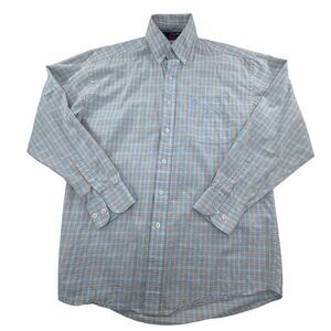 Wrangler Men's Cowboy Cut Collection Plaid Button-Down Shirt Long Sleeve M